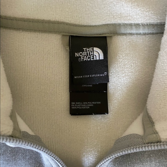 North Face Fleece Zip Up Jacket - Picture 3 of 4
